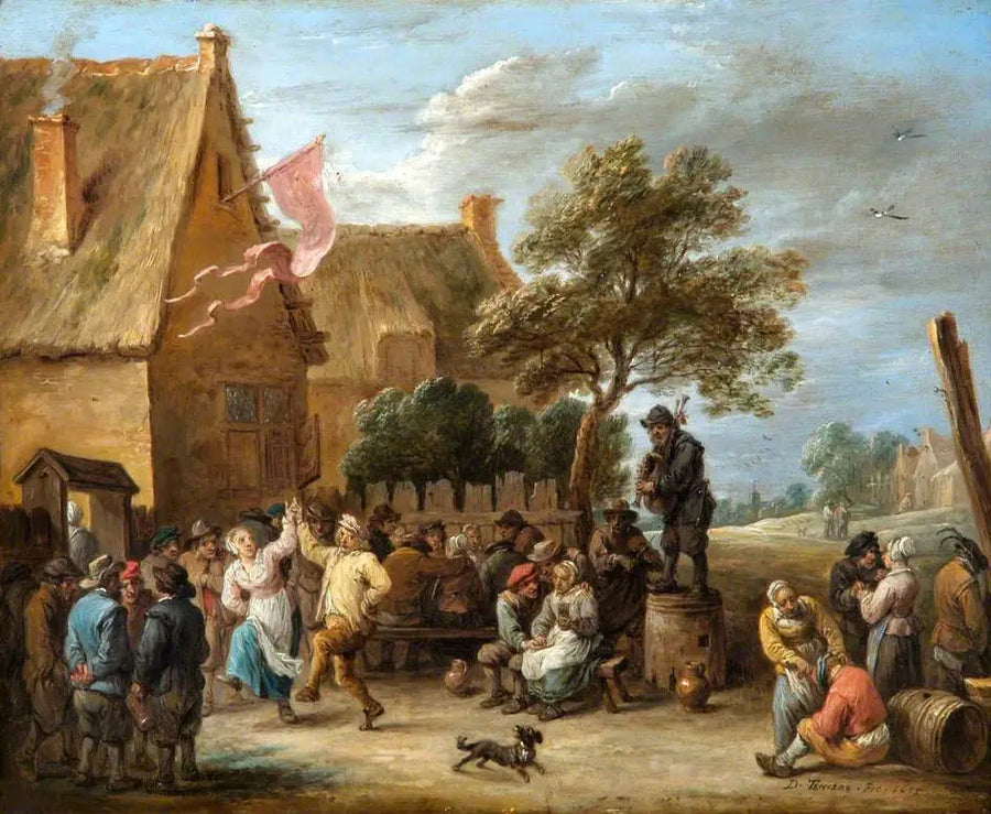 Święto wioski w dniu św. Jerzego - David Teniers Młodszy