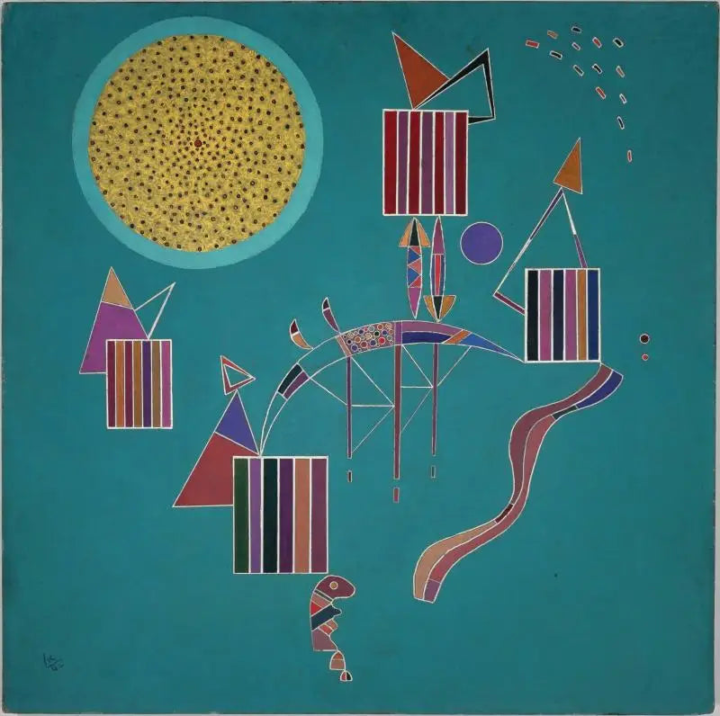 Intymne przyjęcie - Wasilij Kandinsky