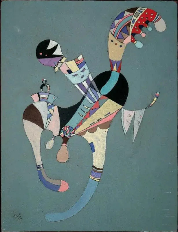 Pływająca figura - Wasilij Kandinsky