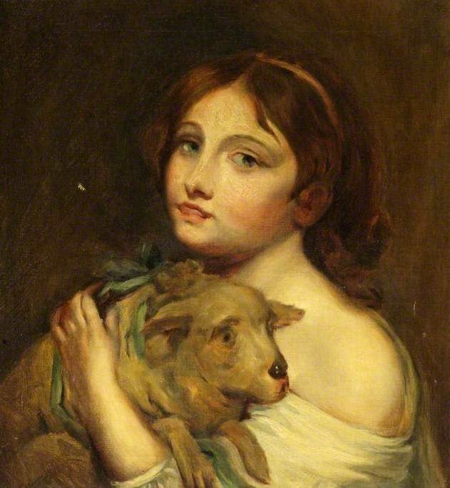 Dziewczyna z jagnięciem - Jean-Baptiste Greuze