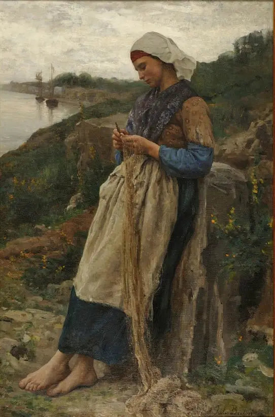 Dziewczyna rybaka - Jules Breton