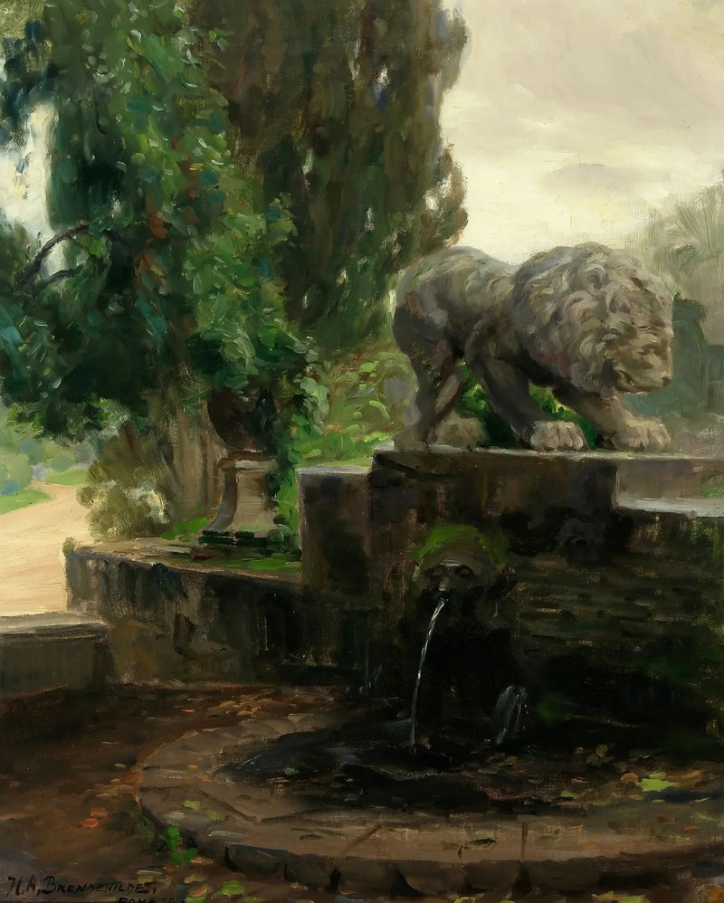 Fontanna w Rzymie - H. A. Brendekilde
