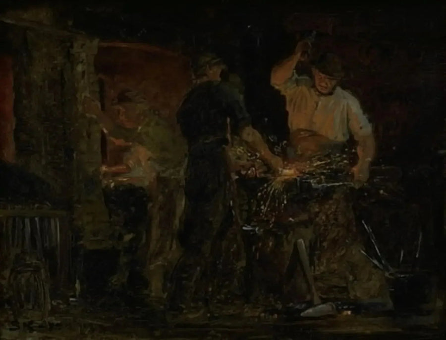 Kuźnia w Hornbæk - Peder Severin Krøyer