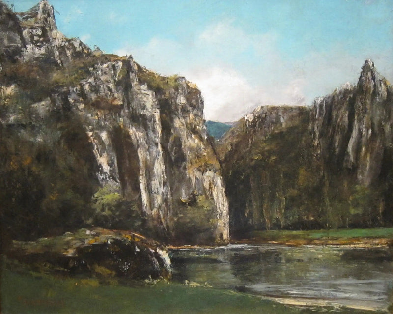 Przełom w Jurze - Gustave Courbet