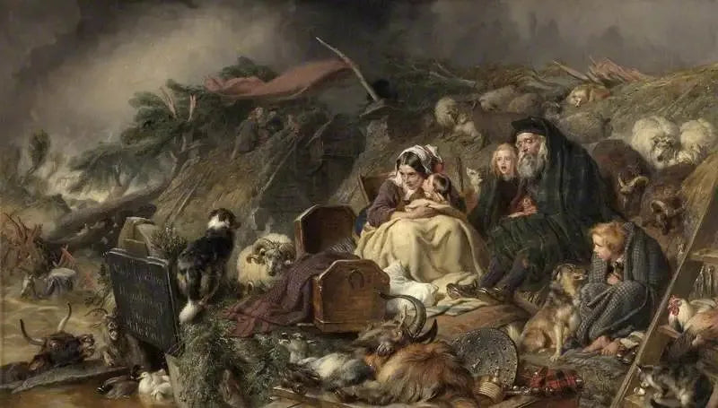 Powódź na wysokich terenach - Edwin Henry Landseer