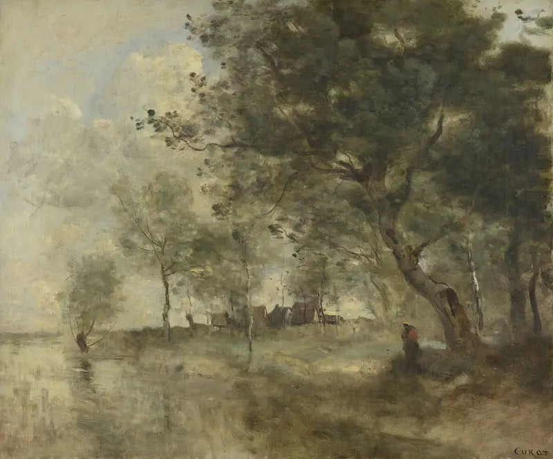 Powódź - Jean-Baptiste Camille Corot