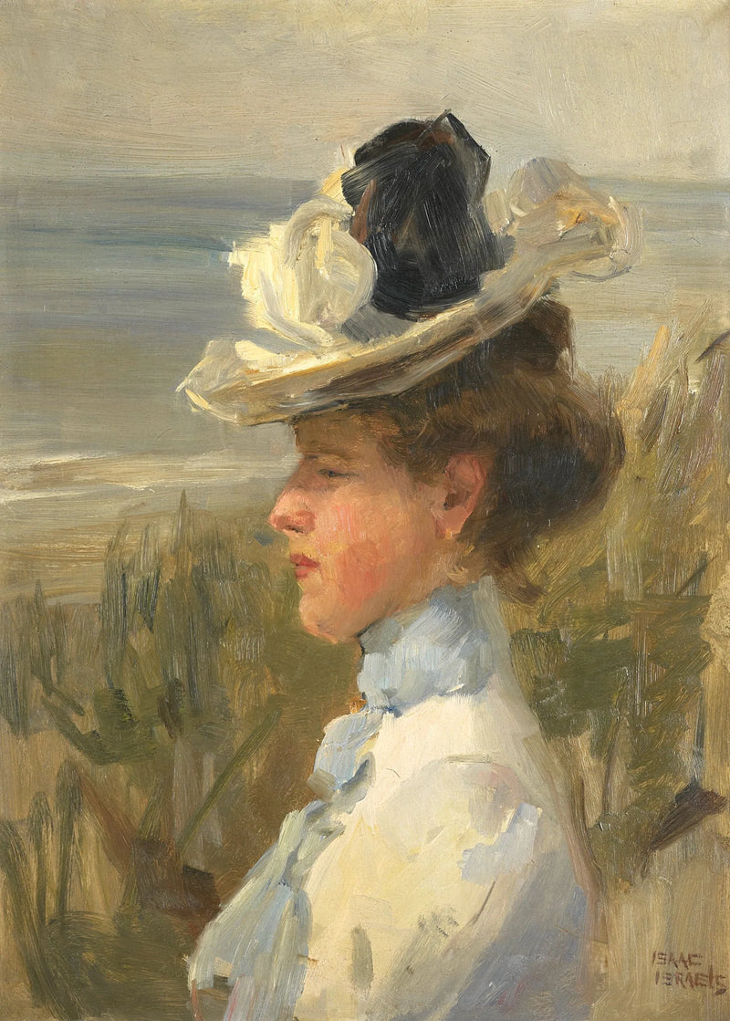 Młoda kobieta patrząca na morze - Isaac Israëls
