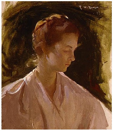 Une jeune fille - Frank Weston Benson - Alpha Reproduction