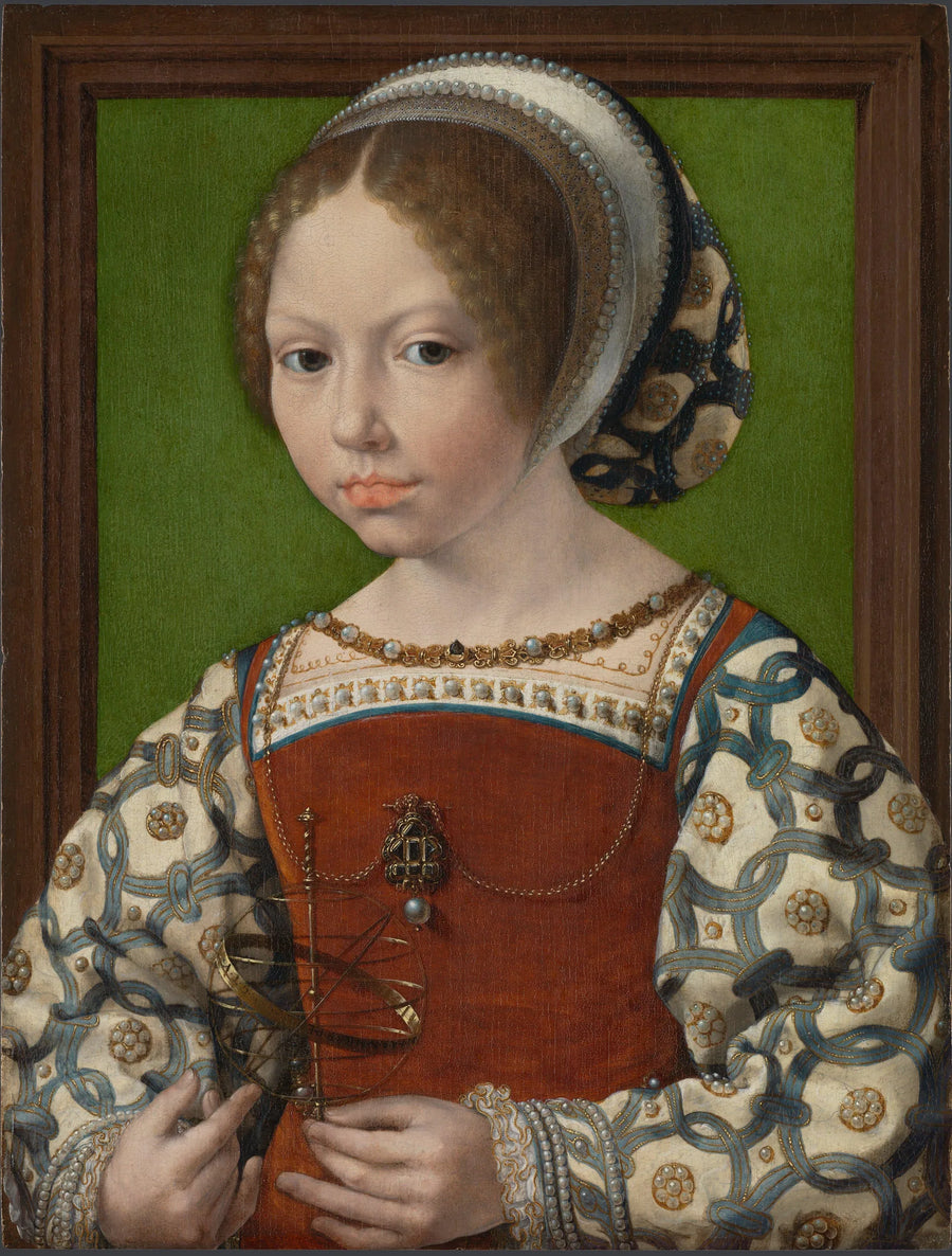 Młoda księżniczka (Dorothea z Danii?) - Jan Gossaert
