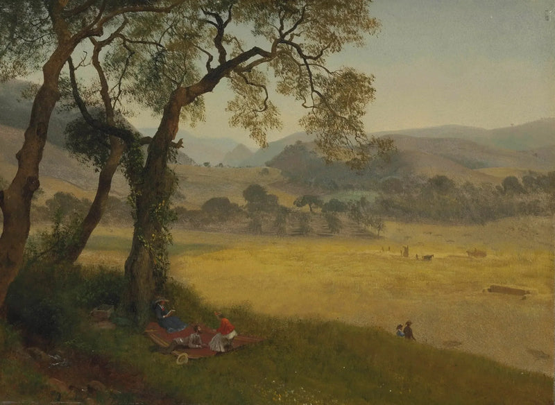 Złocisty letni dzień w pobliżu Oakland - Albert Bierstadt