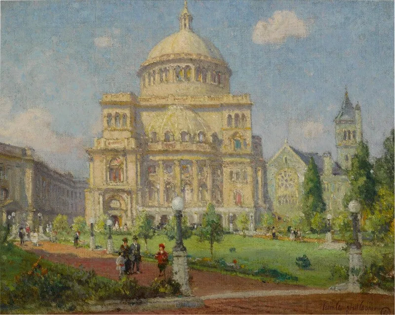 Wiosenny dzień w Bostonie - Colin Campbell Cooper