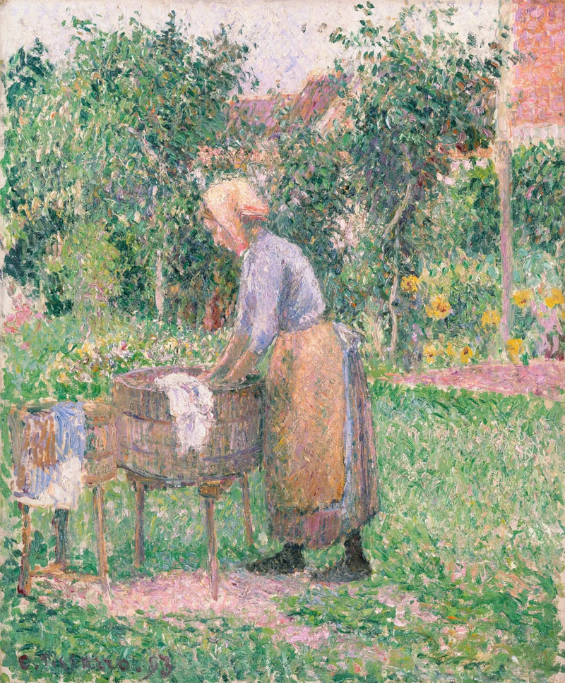 Praczka w Éragny - Camille Pissarro