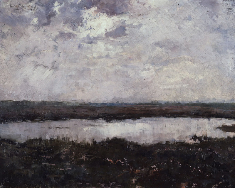 Staw w Kampinie - Théodore van Rysselberghe