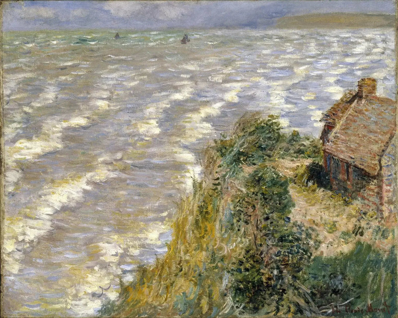 Przypływ w Pourville - Claude Monet