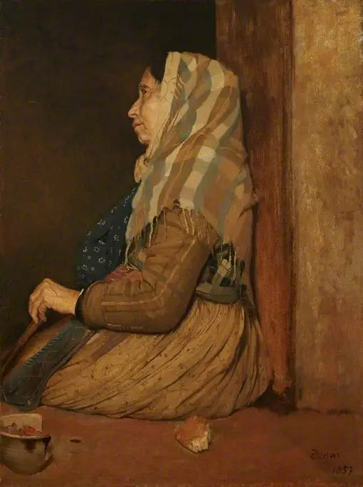 Rzymska żebraczka - Edgar Degas