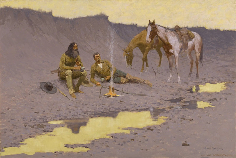 Nowy rok na Cimarron - Frederic Remington