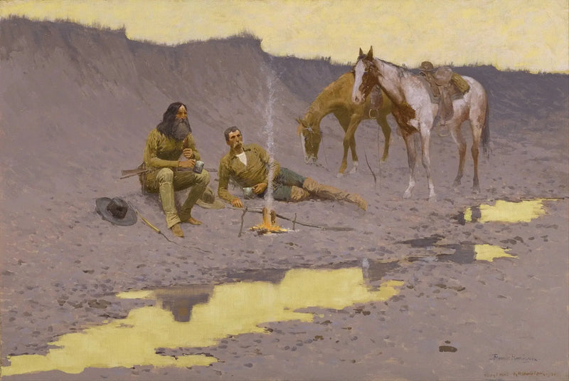 Nowy rok na Cimarron - Frederic Remington