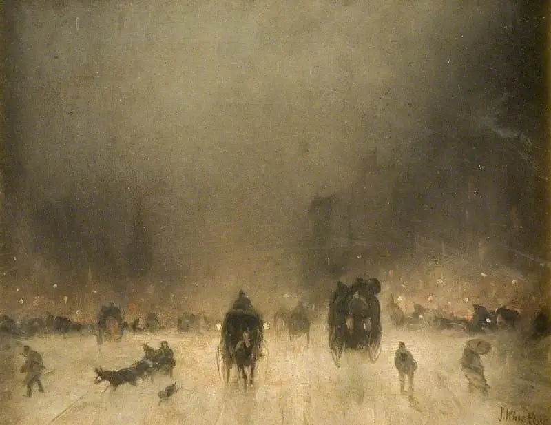 Mglista noc w Londynie - James Abbott McNeill Whistler
