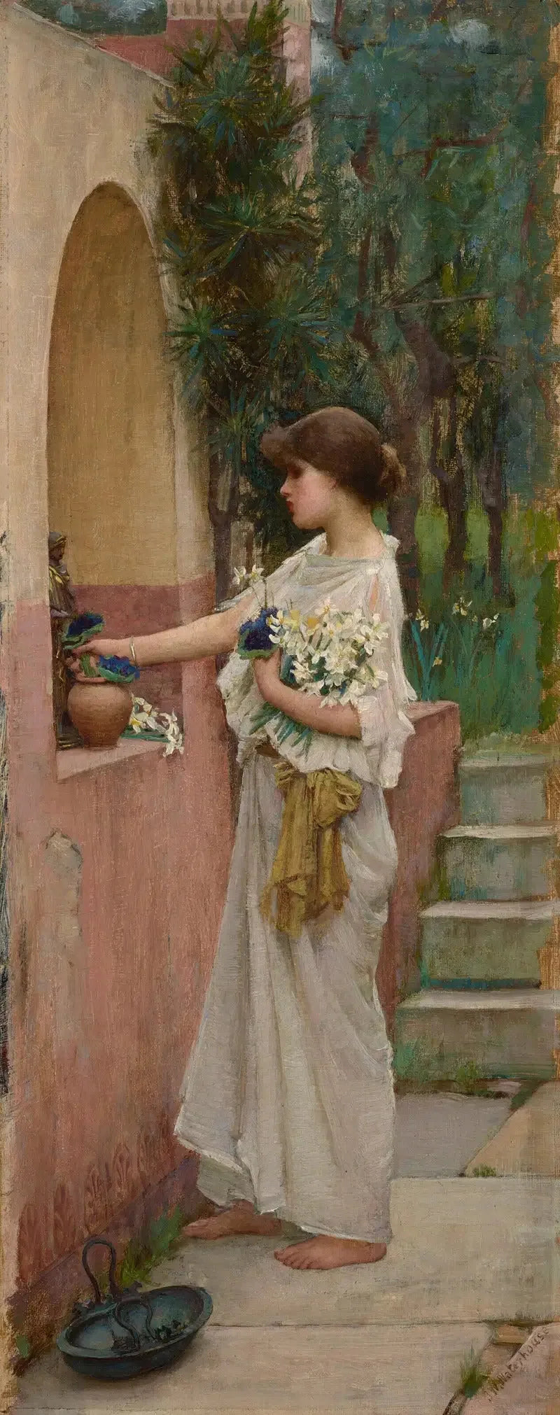 Rzymska ofiara - John William Waterhouse