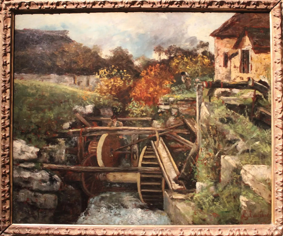 Papeteria w Ornans - Gustave Courbet