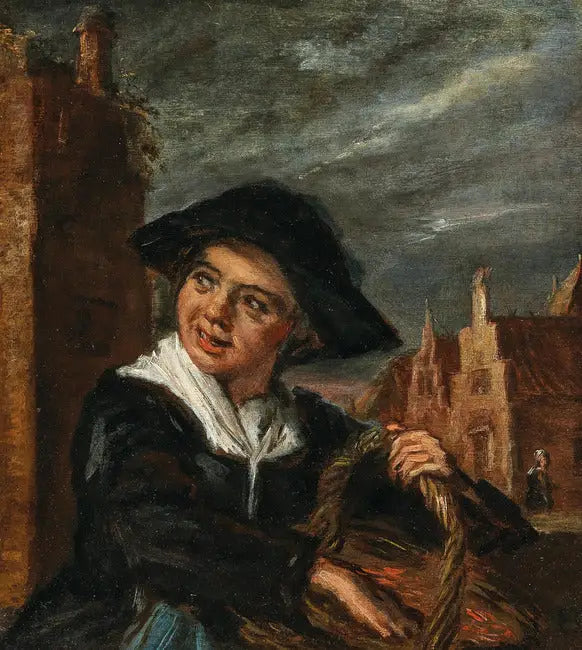 Rybacka przed miejskim placem - Frans Hals