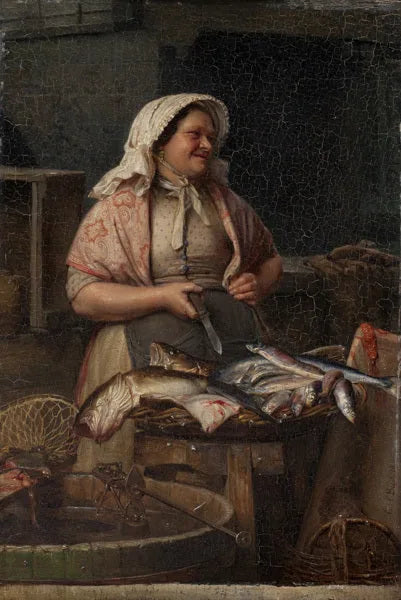 Połów ryb - Carl Heinrich Bloch
