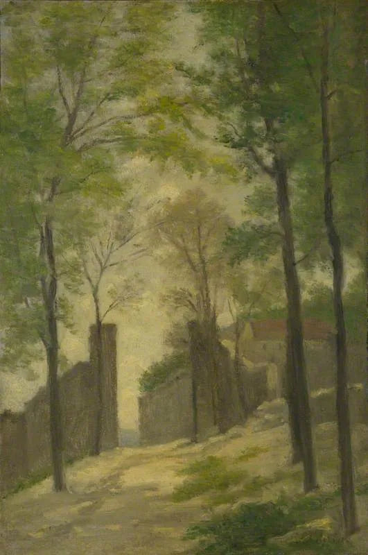 Drzwi za drzewami - Stanislas Lépine