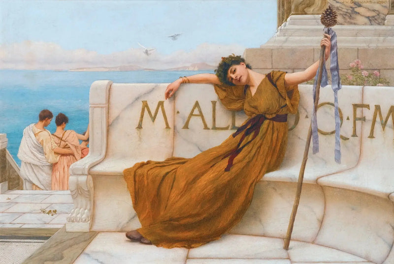 Kapłanka Bachusa - John William Godward
