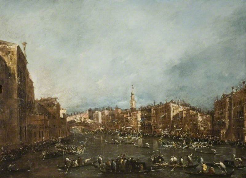 Regata na Wielkim Kanale, Wenecja - Francesco Guardi