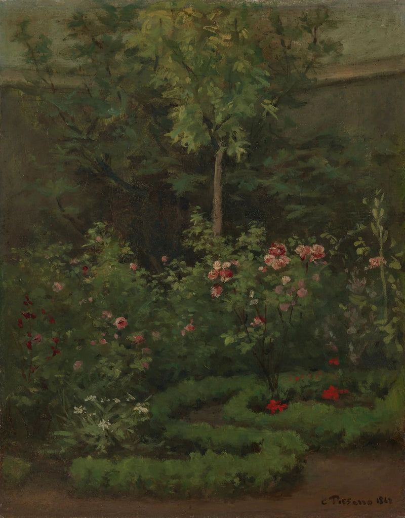 Różana alejka - Camille Pissarro