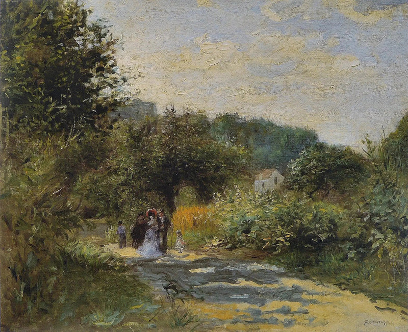 Droga w Louveciennes - Pierre-Auguste Renoir