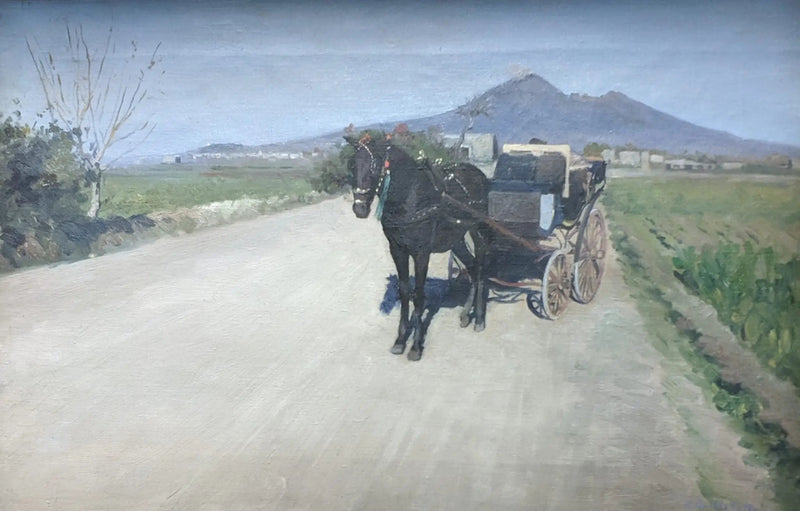 Droga w Neapolu - Gustave Caillebotte