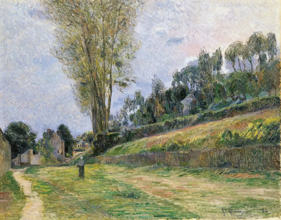 Ulica w Rouen, czyli Postać na drodze - Paul Gauguin