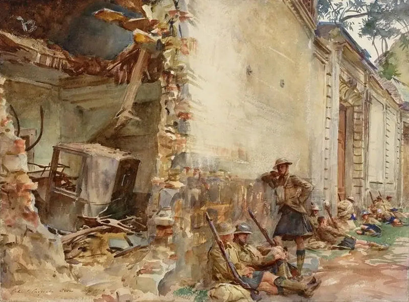 Ulica w Arras - John Singer Sargent