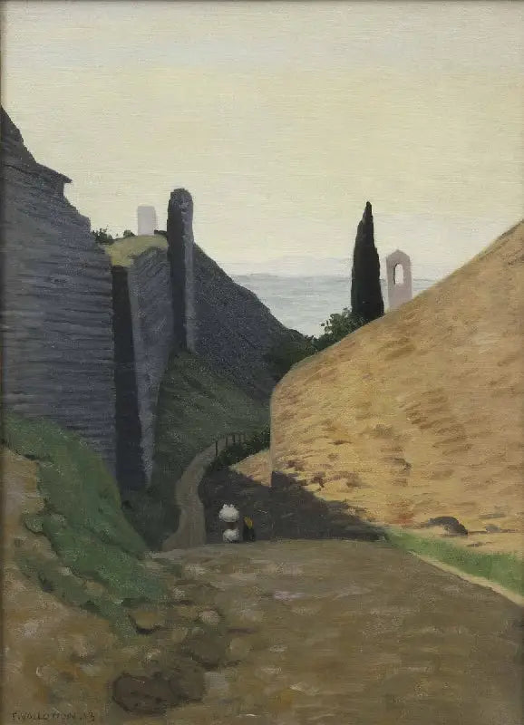 Ulica w Perugii - Félix Vallotton