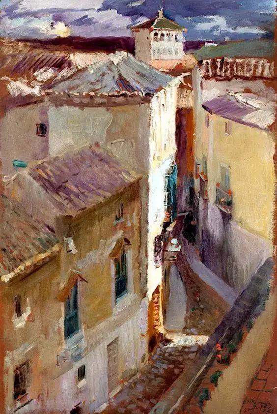 Ulica w Toledo (Una Calle de Toledo) - Joaquín Sorolla