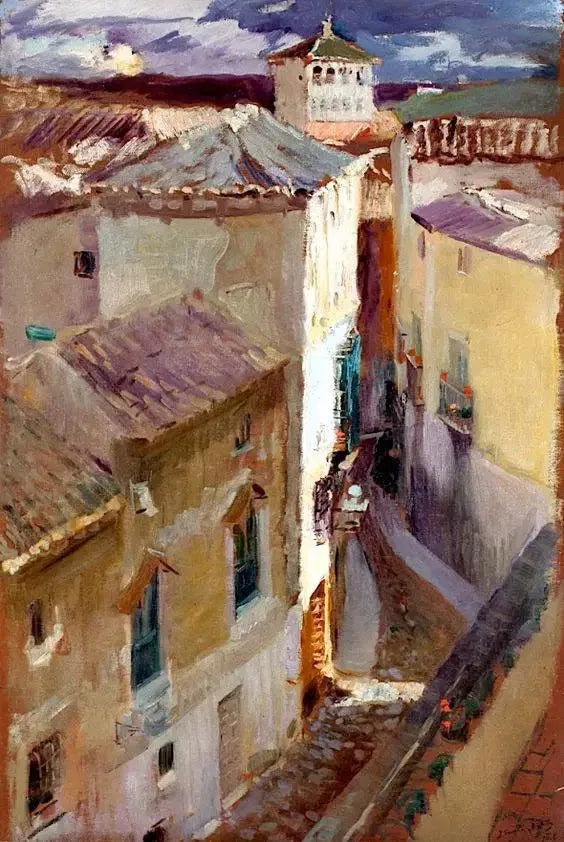Ulica w Toledo (Una Calle de Toledo) - Joaquín Sorolla