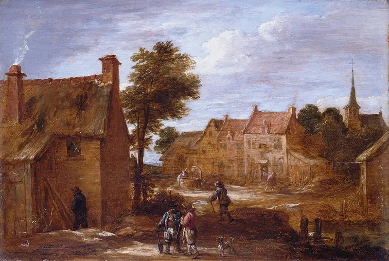 Ulica wioski - David Teniers Młodszy