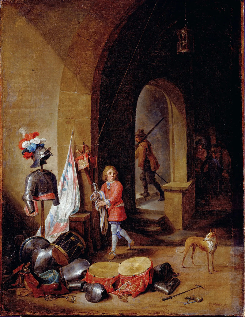Sala wartownicza - David Teniers Młodszy
