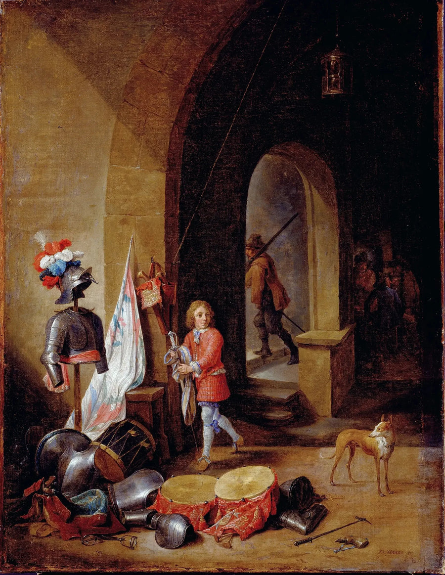Sala wartownicza - David Teniers Młodszy