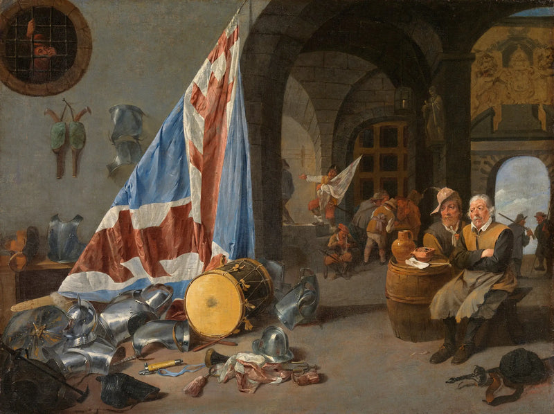 Sala wartownicza - David Teniers Młodszy