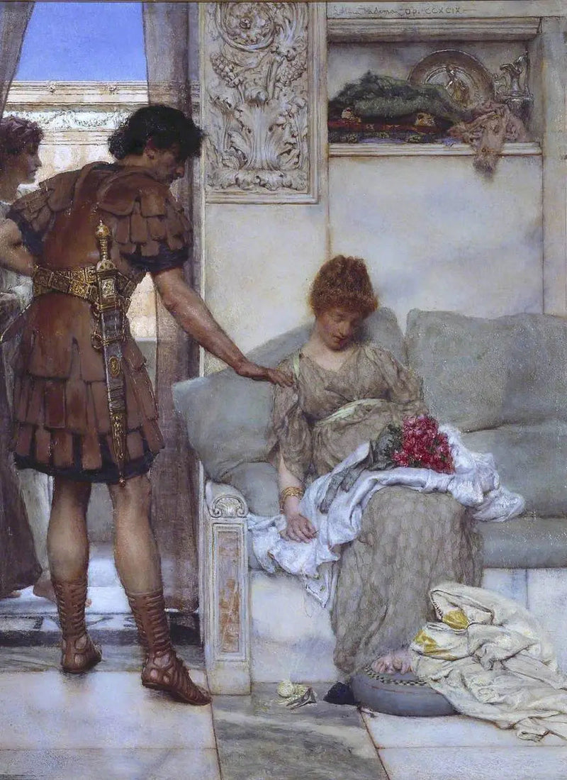 Ciche pozdrowienie - Lawrence Alma-Tadema