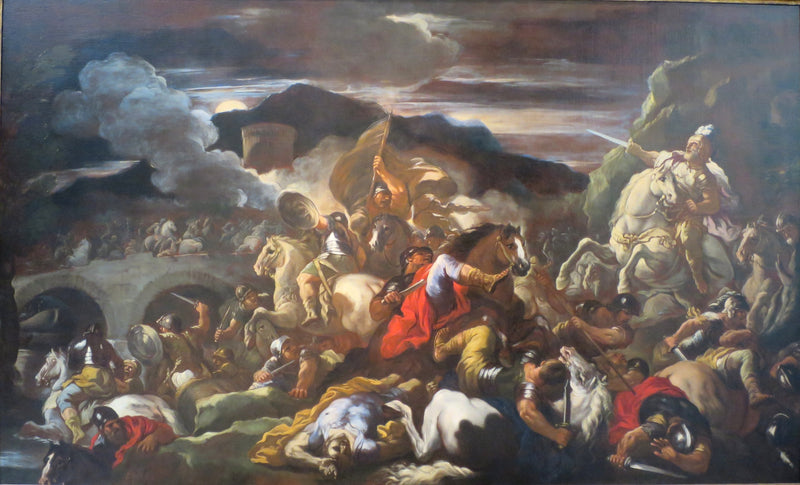 Scena bitwy - Luca Giordano