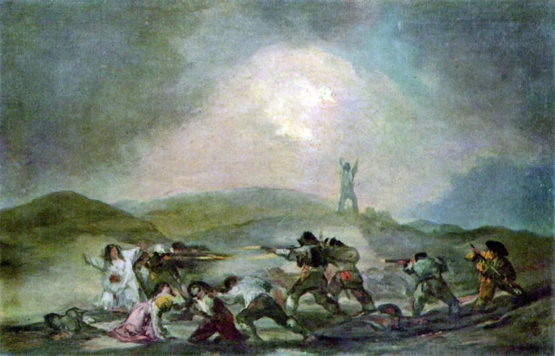 Scena wojny o niepodległość hiszpańską - Francisco de Goya