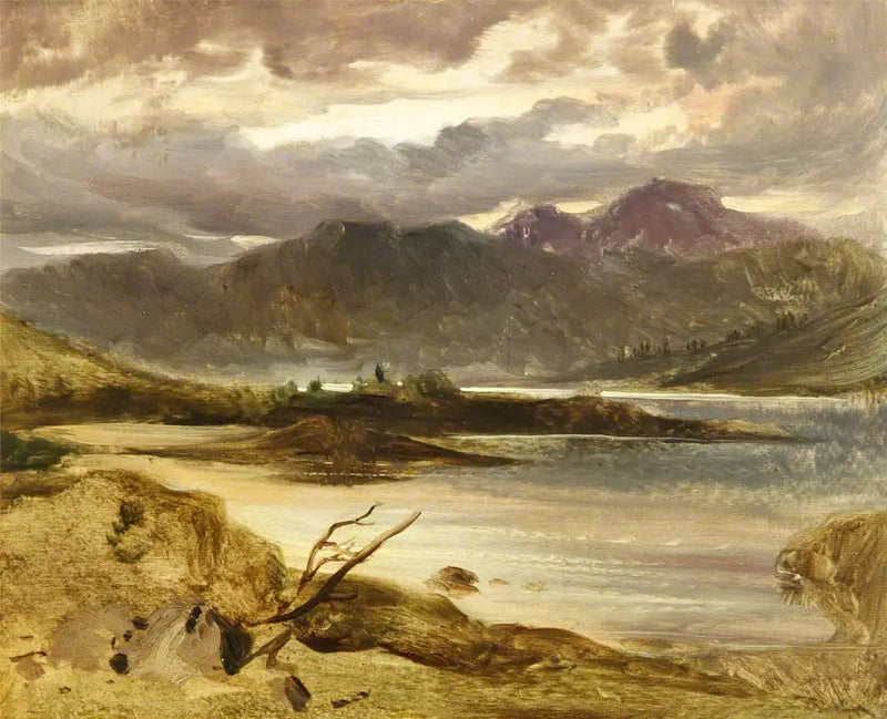 Scena nad jeziorem - Edwin Henry Landseer