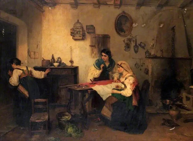Scena z Wiosny Narodowej - Gerolamo Induno