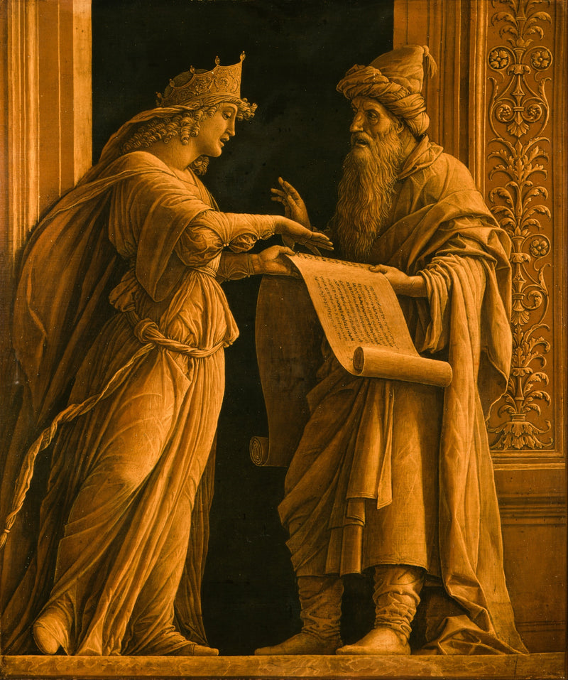 Sybilla i prorok - Andrea Mantegna