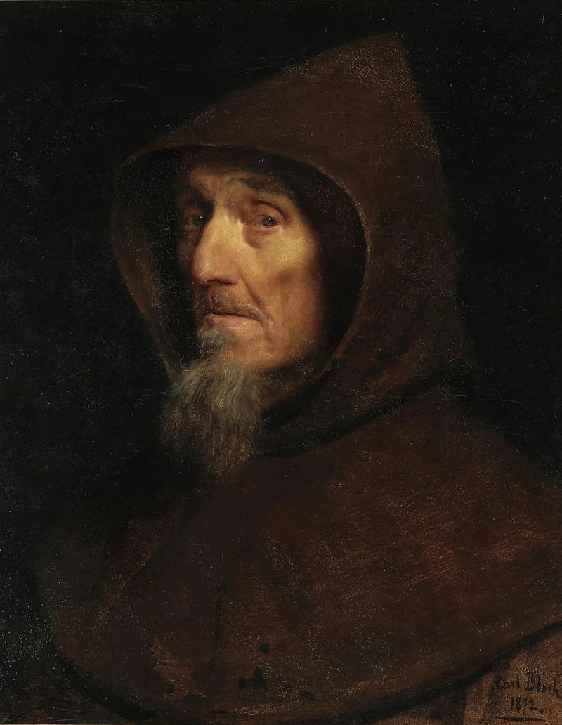 Głowa mnicha. - Carl Heinrich Bloch