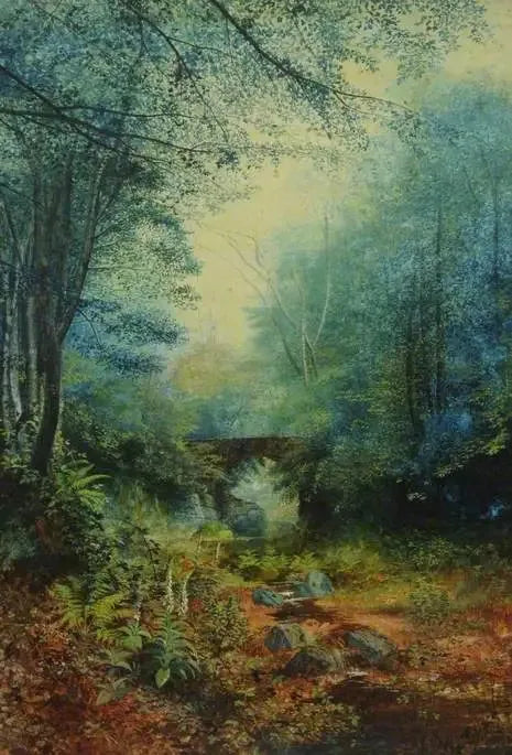 Zalesiona dolina - John Atkinson Grimshaw