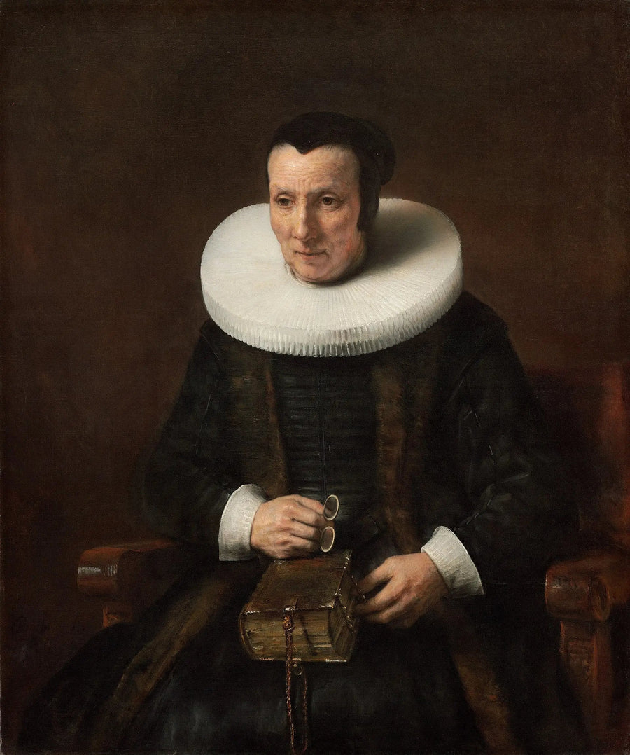 Stara dama z książką - Rembrandt